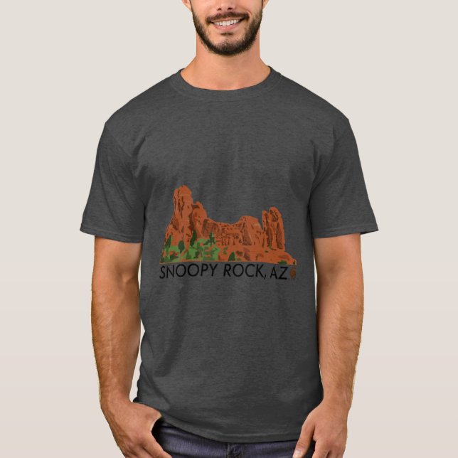 Camiseta Gráfico de Rocha (Frente)