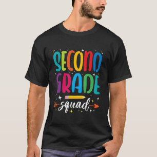 Camiseta Gráfico de Segundos do Segundo Grau de Volta à Esc