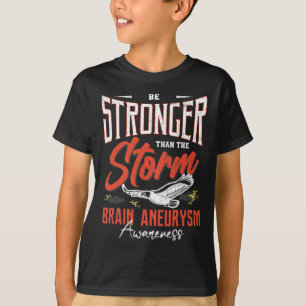 Camiseta Gráfico de Sensibilização Mais Forte Do Que O Cére