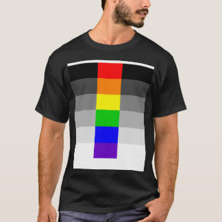 Camiseta Gráfico de Sinalizador de Orgulho Heteroflexível
