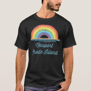 Camiseta Gráfico de Souvenir da Ilha de Newport Rhode