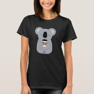 Camiseta Gráfico de Tempo do Café Andy Westface Koala sem T