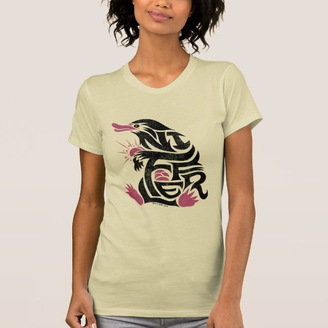 Camiseta Gráfico de Tipografia NIFFLER™ (Frente)