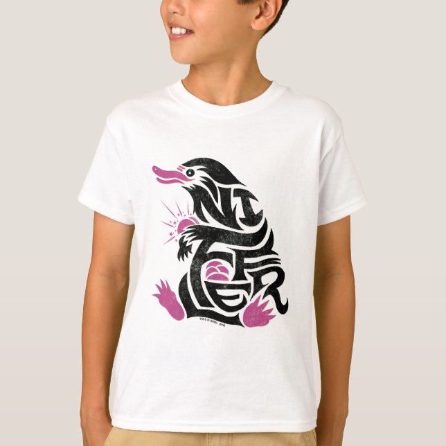 Camiseta Gráfico de Tipografia NIFFLER™ (Frente)