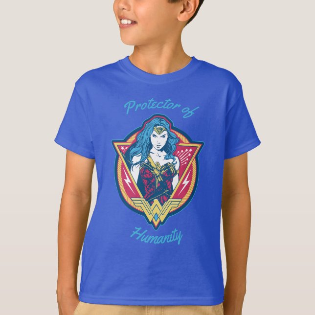 Camiseta Gráfico de três cores para mulheres maravilhosas (Frente)