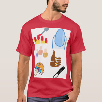 Camiseta Gráfico de unhas