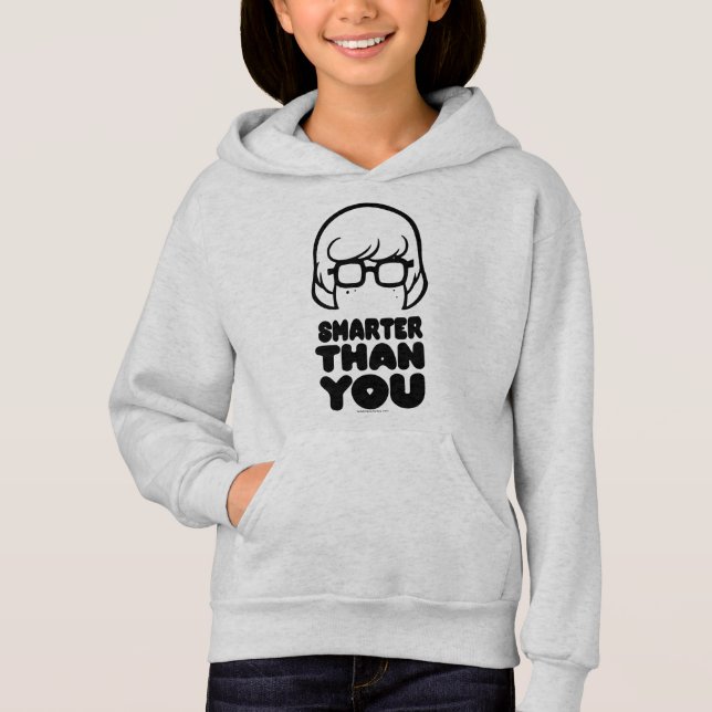 Camiseta Gráfico de Velma "Mais Inteligente Que Você" (Frente)