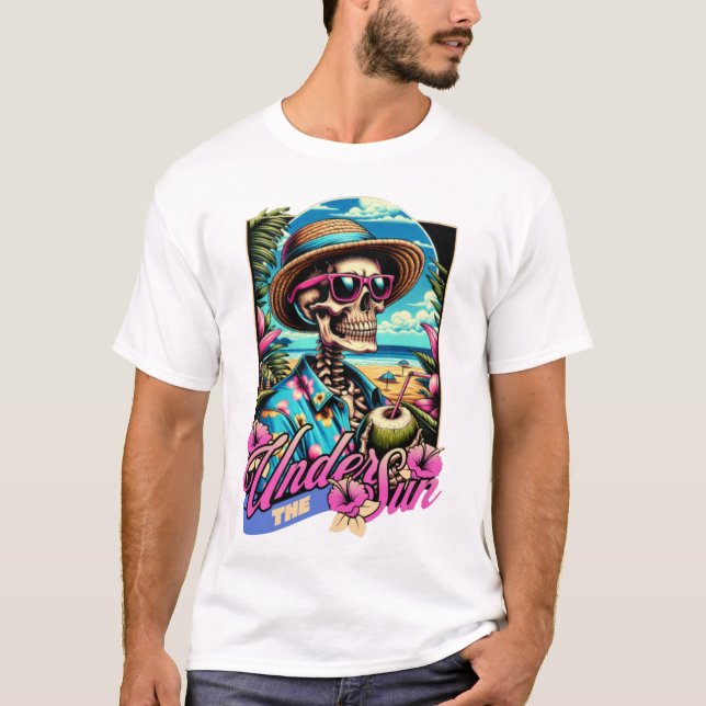 Camiseta Gráfico de Verão (Frente)