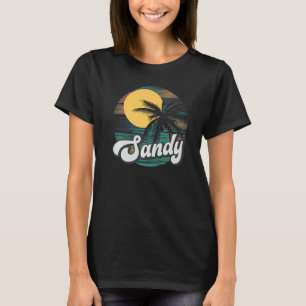 Camiseta Gráfico de Verão de Férias da Família Sandy Beach