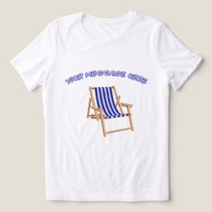 Camiseta Gráfico de Verão de Mensagem Personalizada de Cade