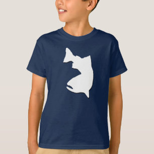 CAMISETA GRÁFICO DE VETOR DA PESCA DA TRUTA