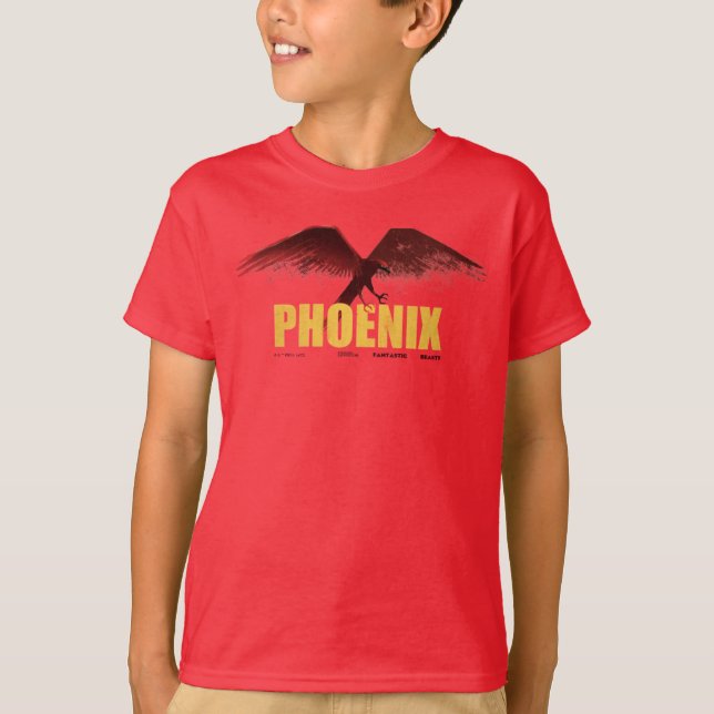 Camiseta Gráfico de Vingação Phoenix (Frente)