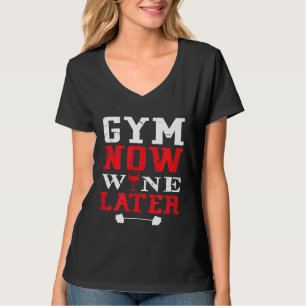 Camiseta Gráfico de Workout de Vinho de Giro Engraçado