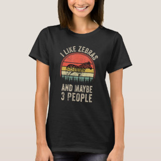 Camiseta Gráfico de Zebra Zebras Animais de Zoológico