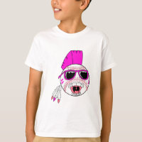 gráfico design de vetor ponk de menina rosa-beiseb