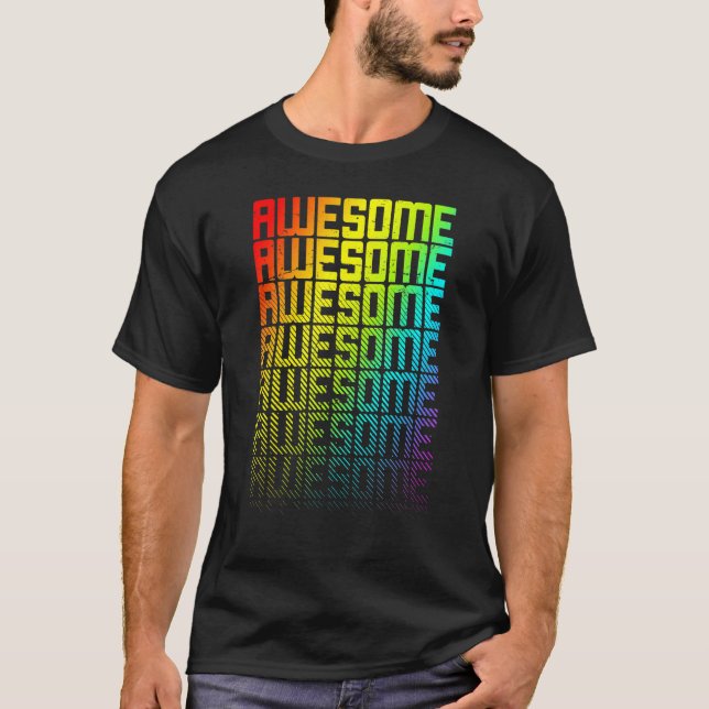 Camiseta Gráfico Desvanecido de Texto do Orgulho gay do Arc (Frente)