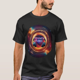 Camiseta Gráfico DJ de Raves de Trança do Tecno Bass