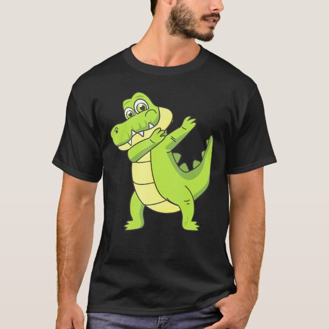 Camiseta Gráfico do Alligador de Discagem (Frente)