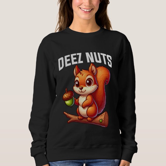 Camiseta Gráfico do Amante de os animais de Esquilo Deez Lo (Frente)