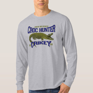 Camiseta gráfico do caçador do croc