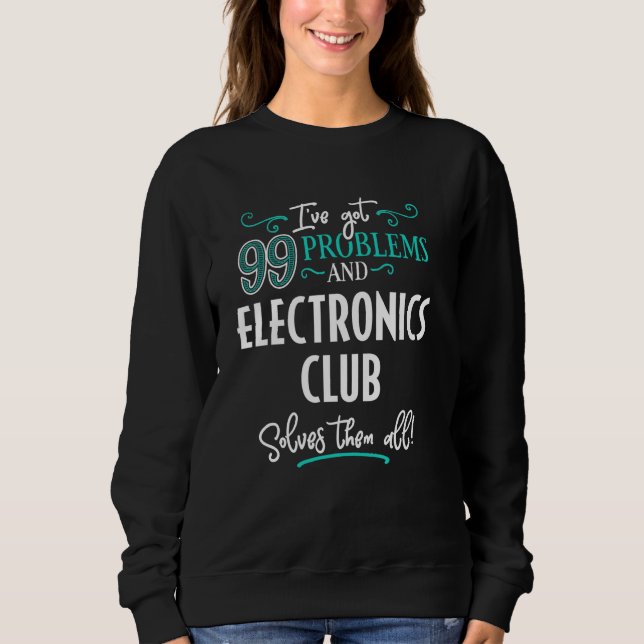 Camiseta Gráfico do Clube de Eletrônicos Engraçados - Tenho (Frente)