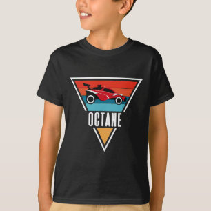 Camiseta Gráfico do Foguete Octane de Futebol com Por do So