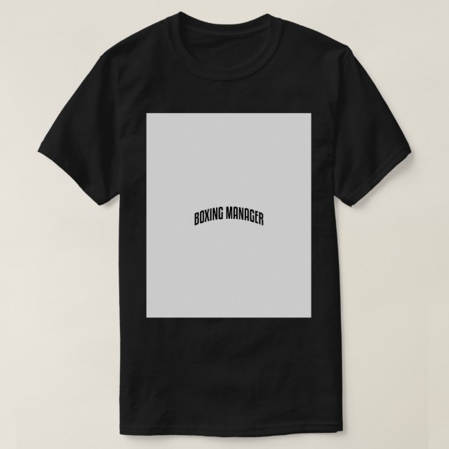 Camiseta gráfico do gerenciador de boxe (Frente do Design)