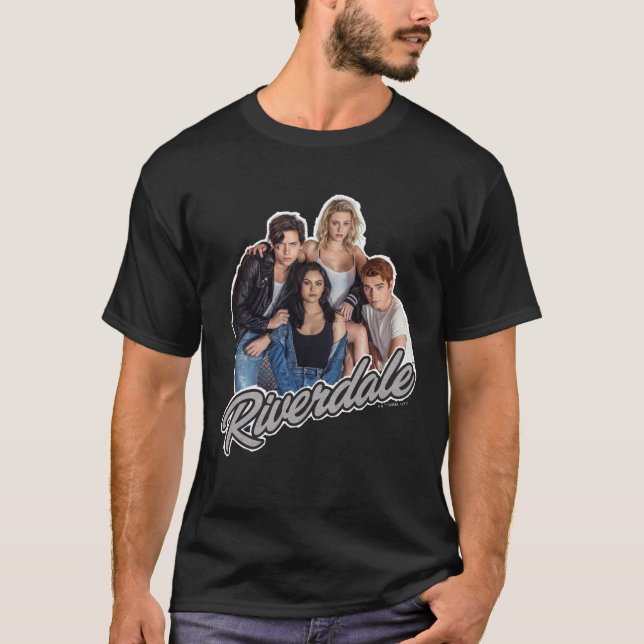 Camiseta Gráfico do Grupo Riverdale Retro (Frente)