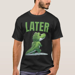 Camiseta Gráfico do jacaré do Gator posterior