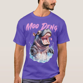 Camiseta Gráfico do Moo Deng