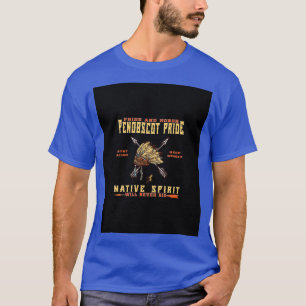 Camiseta Gráfico do orgulho penobscot americano nativo