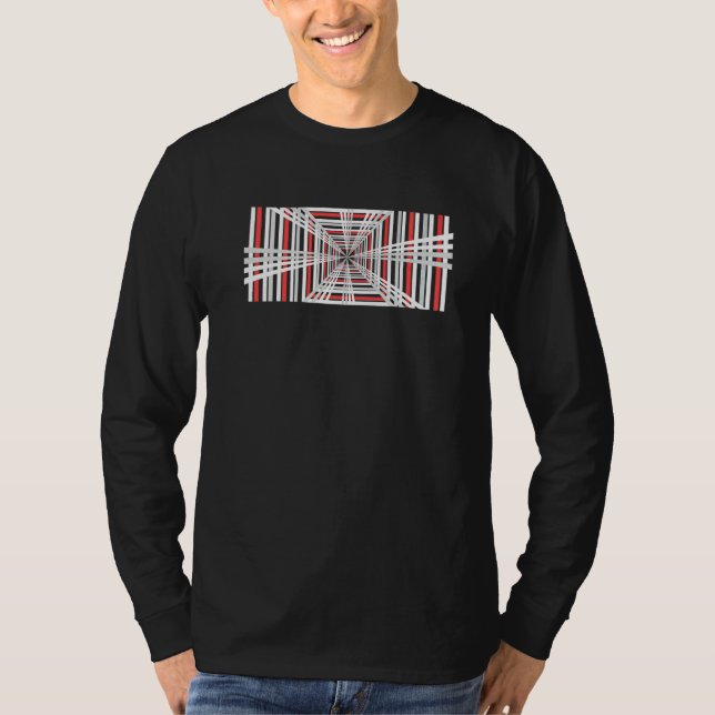 Camiseta Gráfico do Portal Espacial Dimensional Profundo   (Frente)