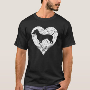 Camiseta Gráfico do Proprietário do Cão-Cardíaco de Dachshu