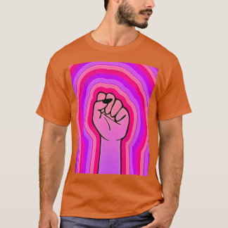 Camiseta Gráfico do punho feminista