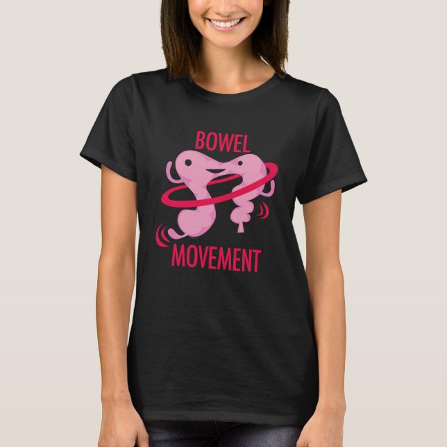 Camiseta Gràfico do Threadless Eu Amo Movimento Intestinal  (Frente)