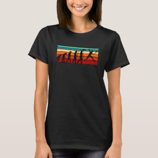 Camiseta Gráfico do Treinador Desportivo Evolution do Tênis