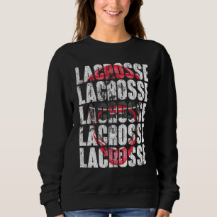 Camiseta Gráfico do treinador do jogador de lacrosse