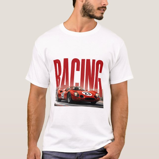 Camiseta Gráfico Editorial de Desempenho de Corrida (Frente)