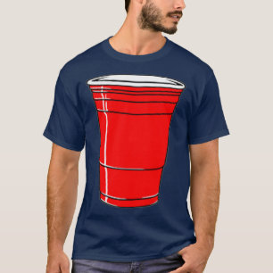 Camiseta Gráfico Engraçado da Taça Red Solo Drink