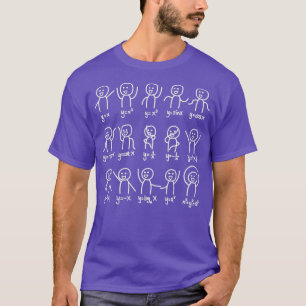 Camiseta Gráfico Engraçado de Dança de Álgebra Equação de M