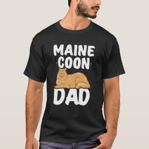 Camiseta Gráfico Engraçado De Lover De Maine Coon Para Pais
