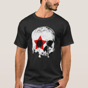 Camiseta Gráfico estético do Gótico do Crânio Distinto