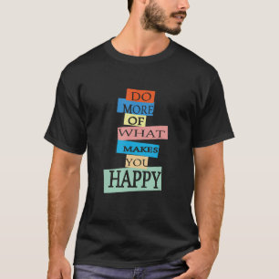 Camiseta Gráfico feliz divertida