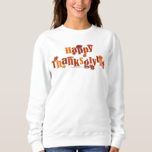 Camiseta Gráfico festivo de Ação de Graças brilhante do Sli