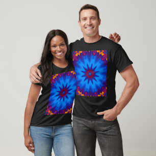 Camiseta Gráfico Floral de Abstrato boêmica 1, Pansano de V