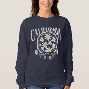 Camiseta Gráfico Floral de Los Angeles California