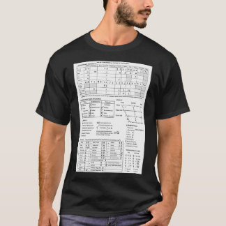 Camiseta Gráfico IPA preto e branco