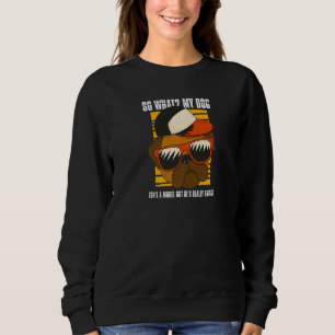 Camiseta Gráfico Meu Cachorro não é modelo, mas ele é intel