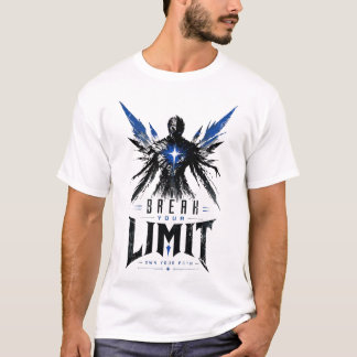 Camiseta Gráfico Motivacional Quebre Seu Limite