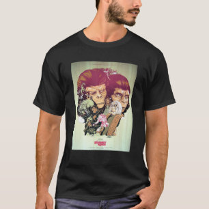 Camiseta Gráfico Os Macacos Vintage Picture Série C